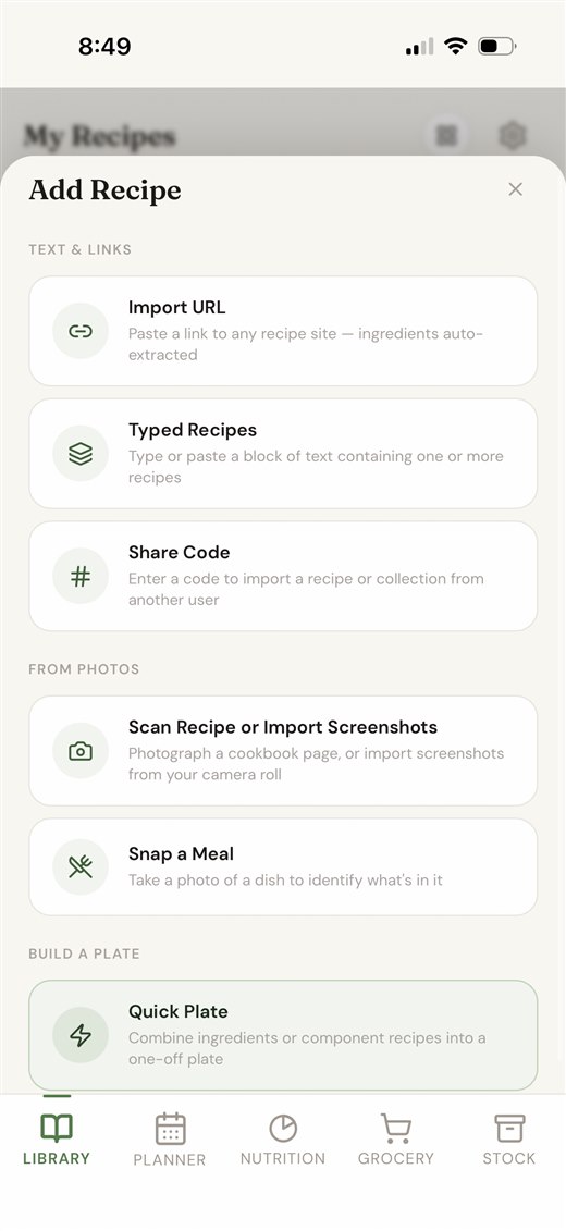 Weekly meal plan with balanced meals