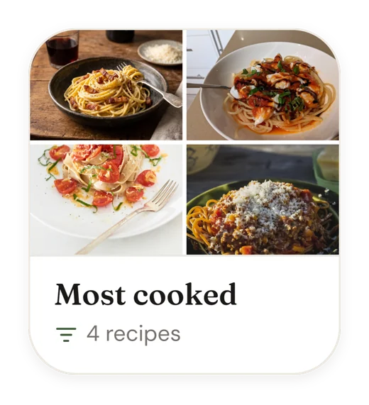 The Most cooked chapter: 4 recipes
